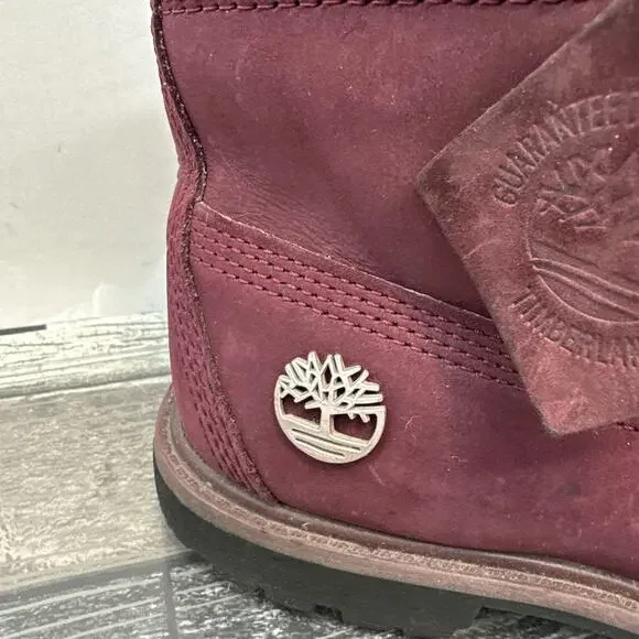 Timberland Women's Ankle Boots in Deep Red - Picture 2 of 16